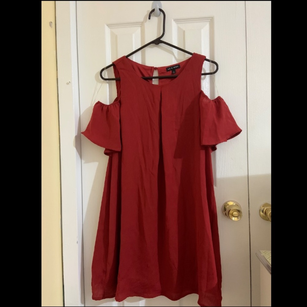 Orange dress size L new with tag